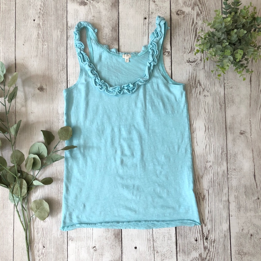 J. Crew Ruffle Detailed Tank Top